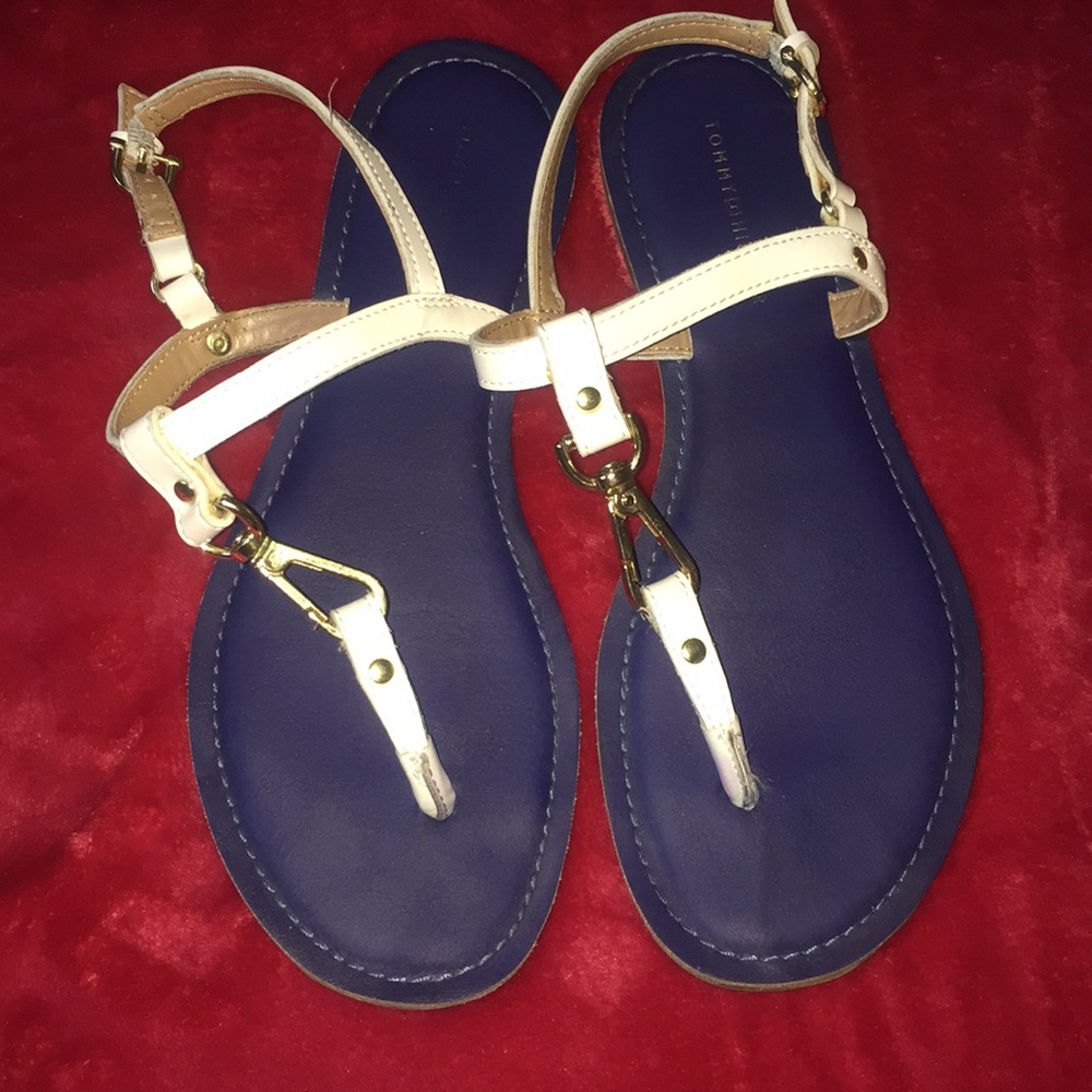 Tommy Hilfiger White Sandals